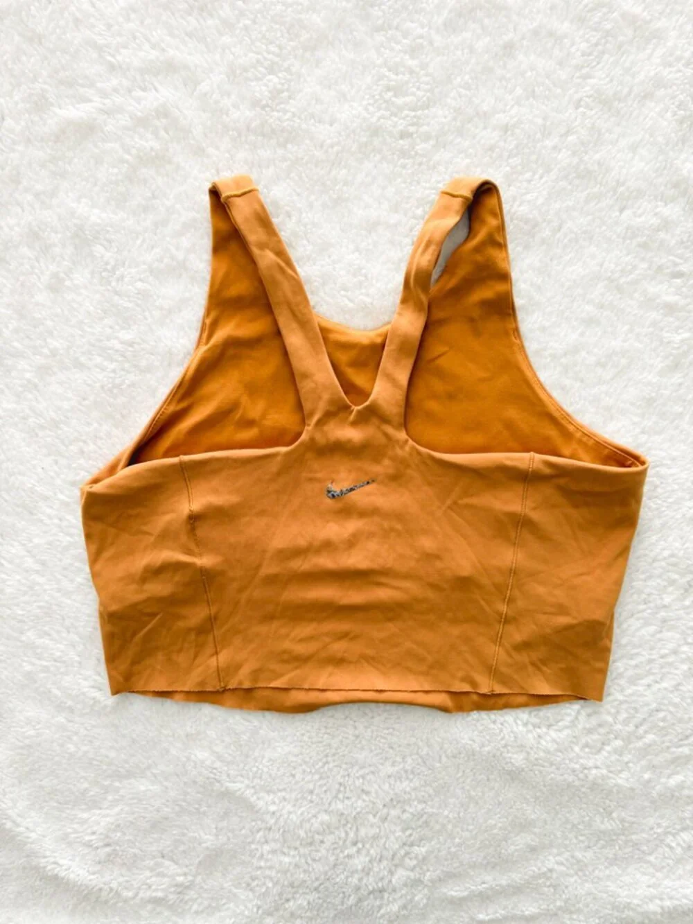 Nike Dri-FIT Orange Tank with Built-In Bra